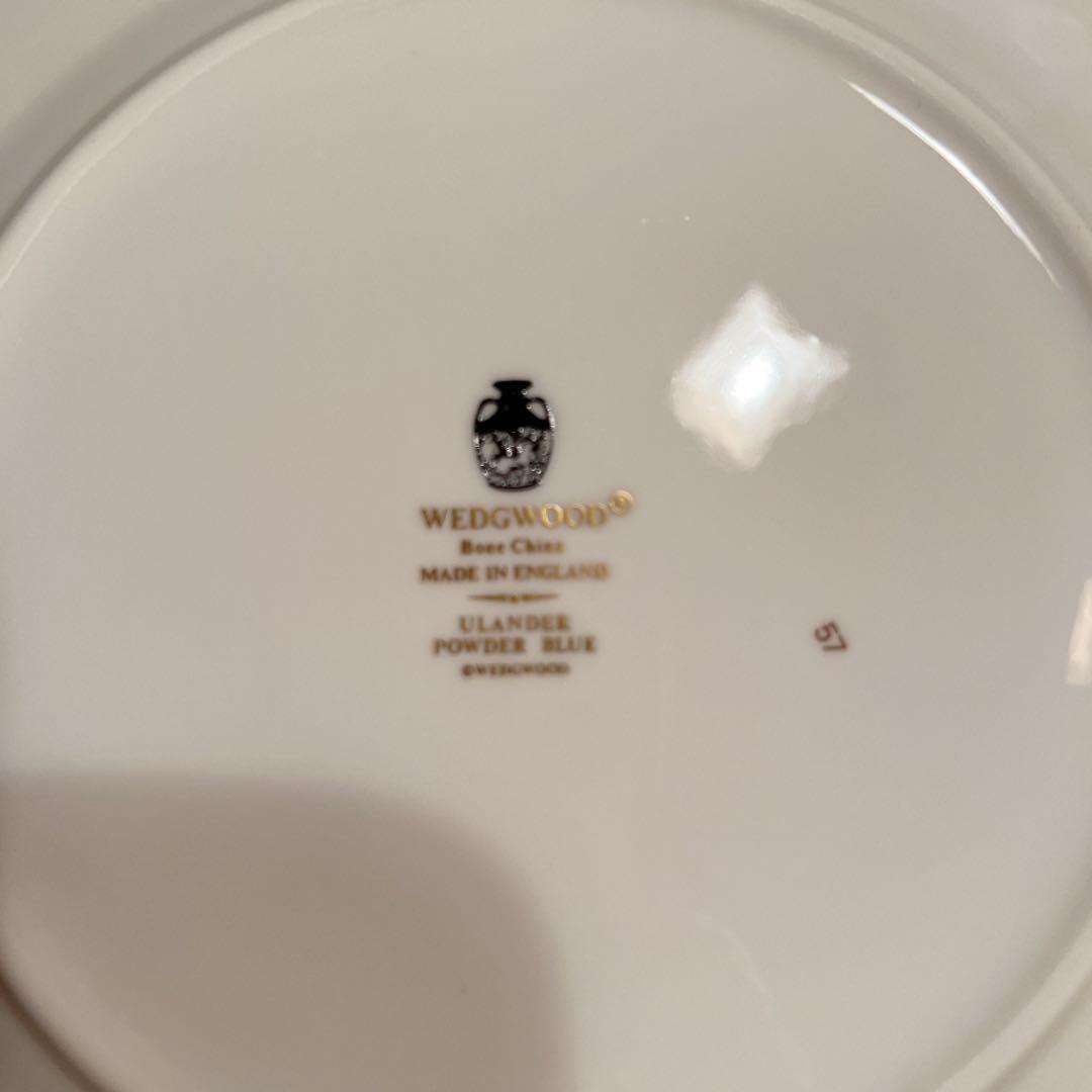 372 ウエッジウッド希少未使用　ユーランダーパウダーブループレート20CM