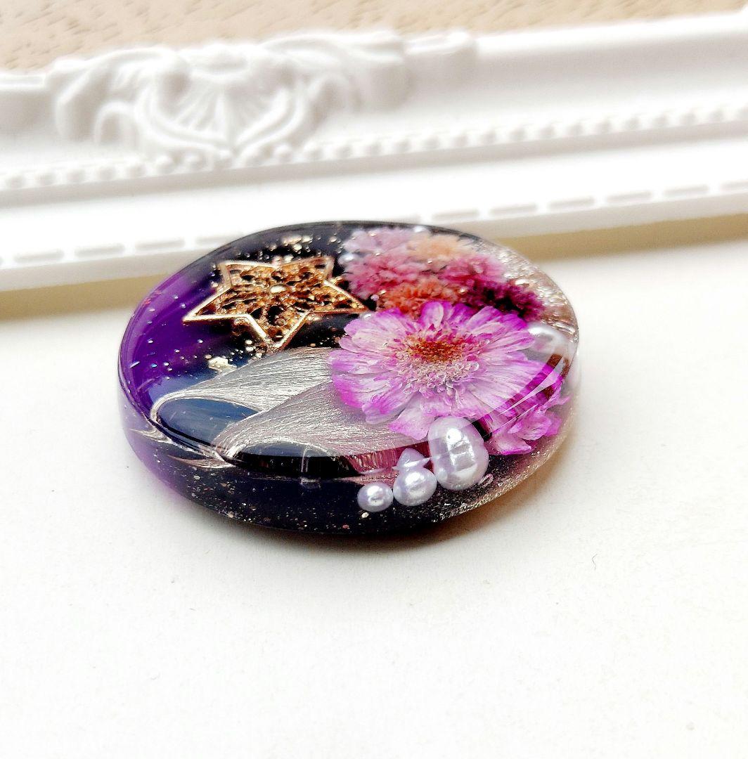 【1641】レジン　ハロウィン　ヘアゴム　ポニーフック　ブロ―チ　ハンドメイド