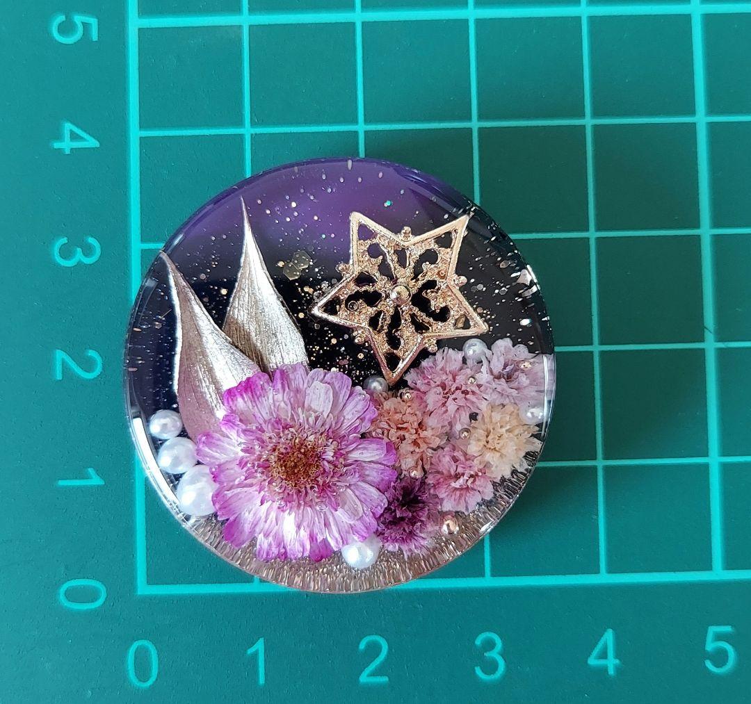 【1641】レジン　ハロウィン　ヘアゴム　ポニーフック　ブロ―チ　ハンドメイド