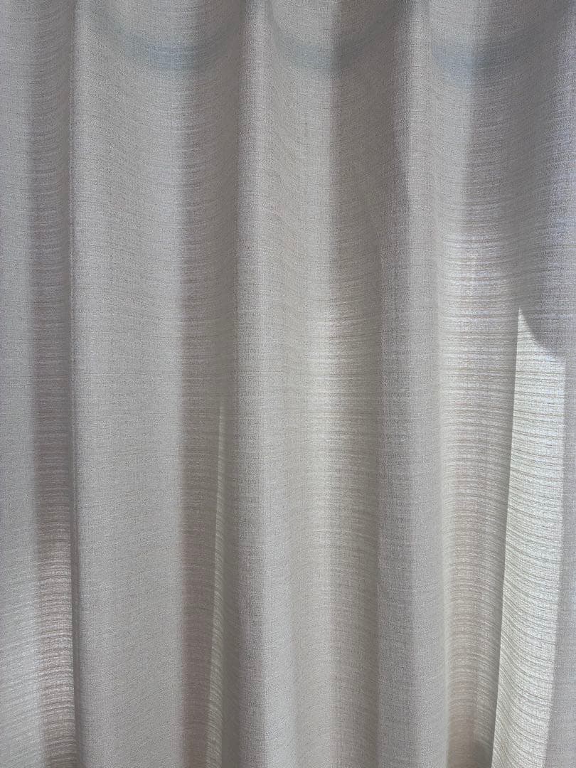 カーテンじゅうたん王国 カーテンセット 135×135 ドレープ＋レース 裏地付