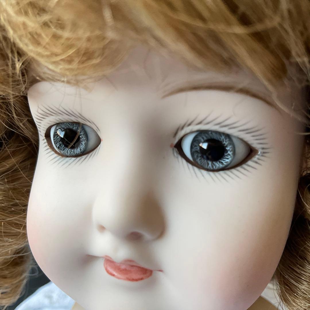 マルセルドールヘッドリプロ　ビスクドールヘッドショルダー付き（パーツ）リプロ