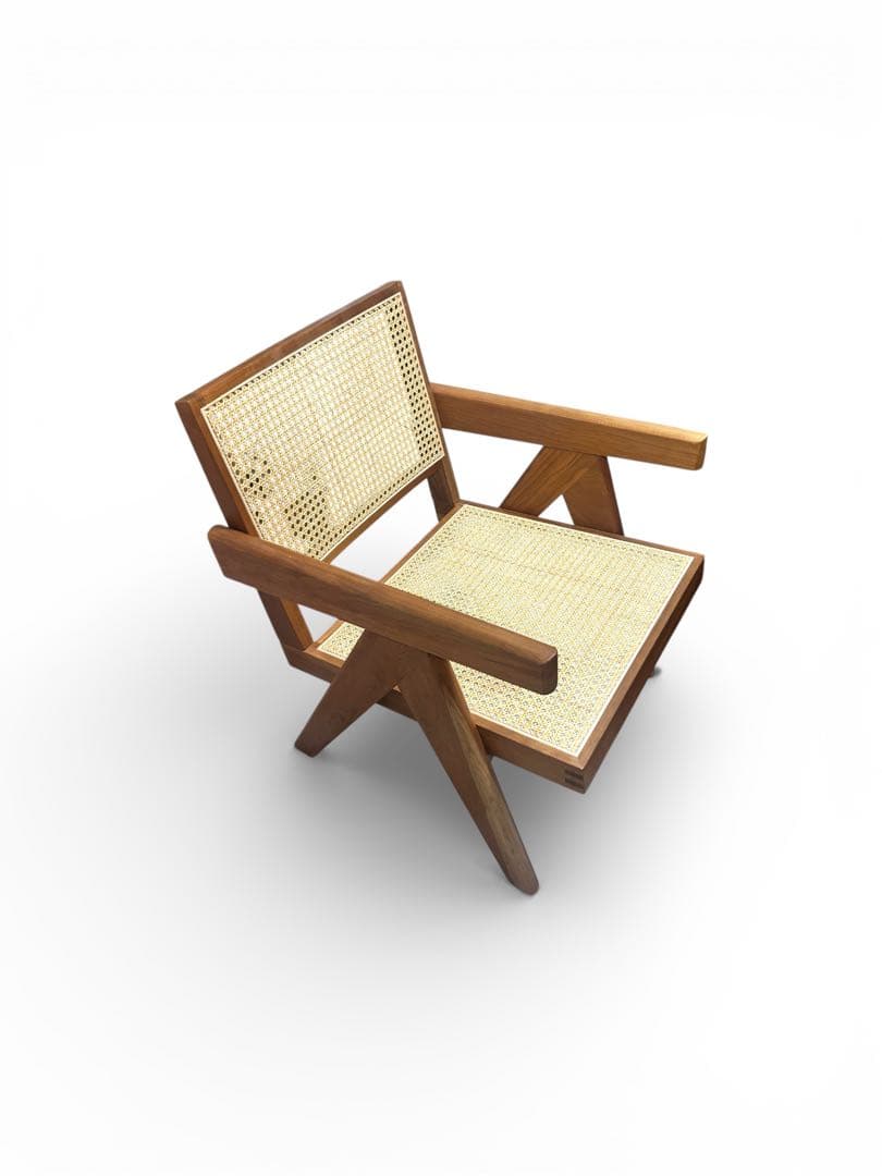 ピエール・ジャンヌレ リプロダクト ダイニングチェア アームチェア 美品