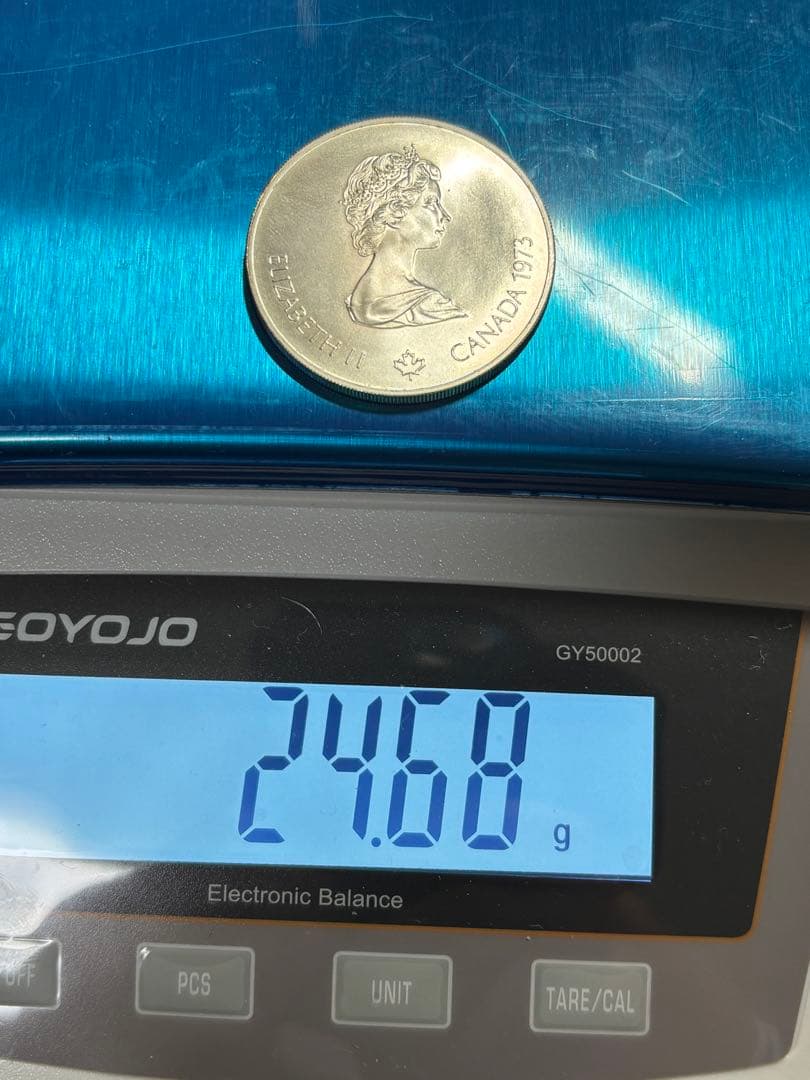 【Sv925】モントリオール五輪銀貨 銀位92.5%！重量24.6g！真正保証！
