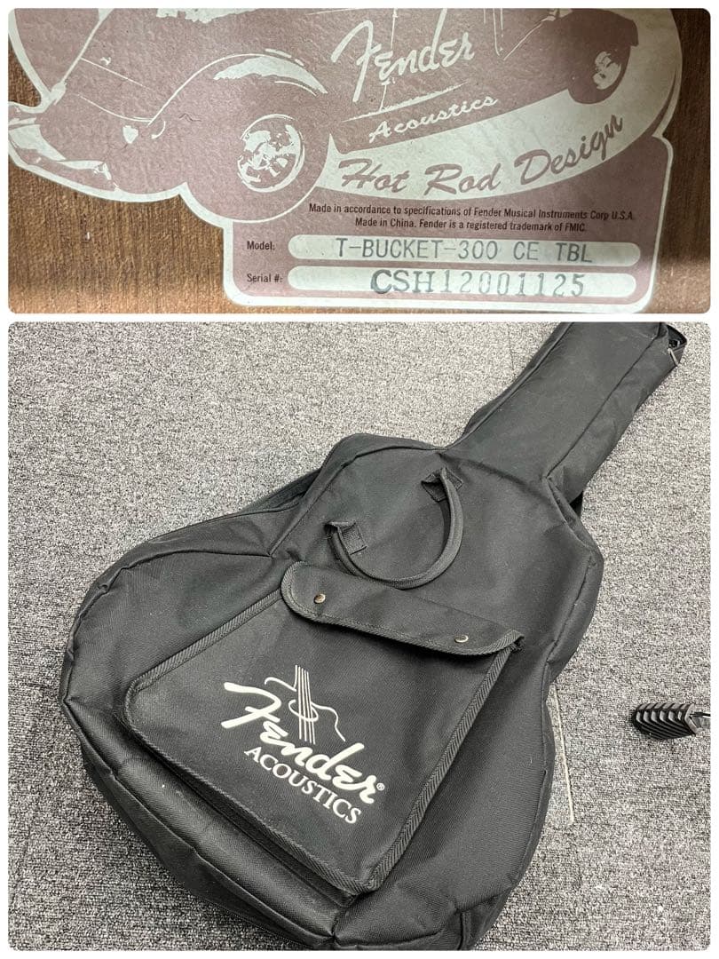 【11545】Fender T-Bucket 300CE エレアコ ブルー