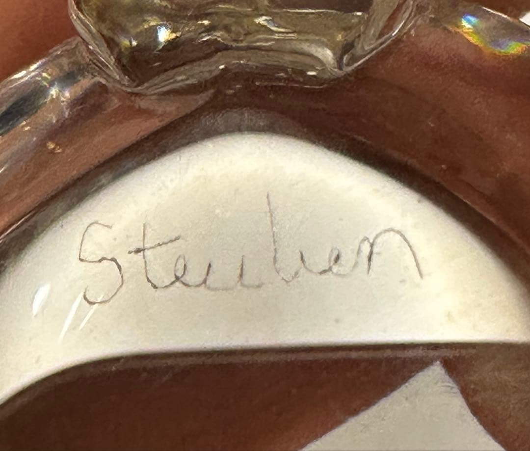 STEUBEN　GLASS　スチューベン　兎　クリスタル　ガラス　置物