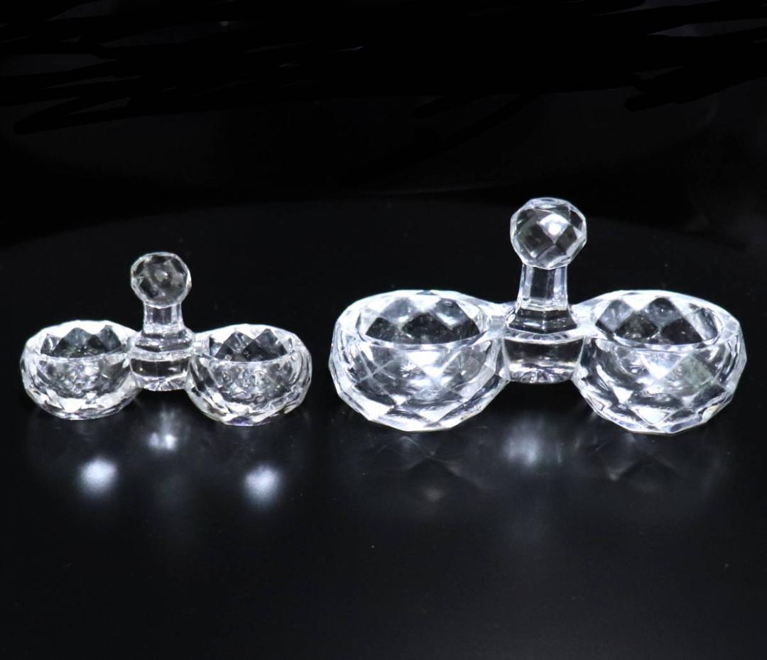 オールド・バカラ 特大 レアサイズ 塩入れ 大型 調味料入れ 切子 アクセサリー