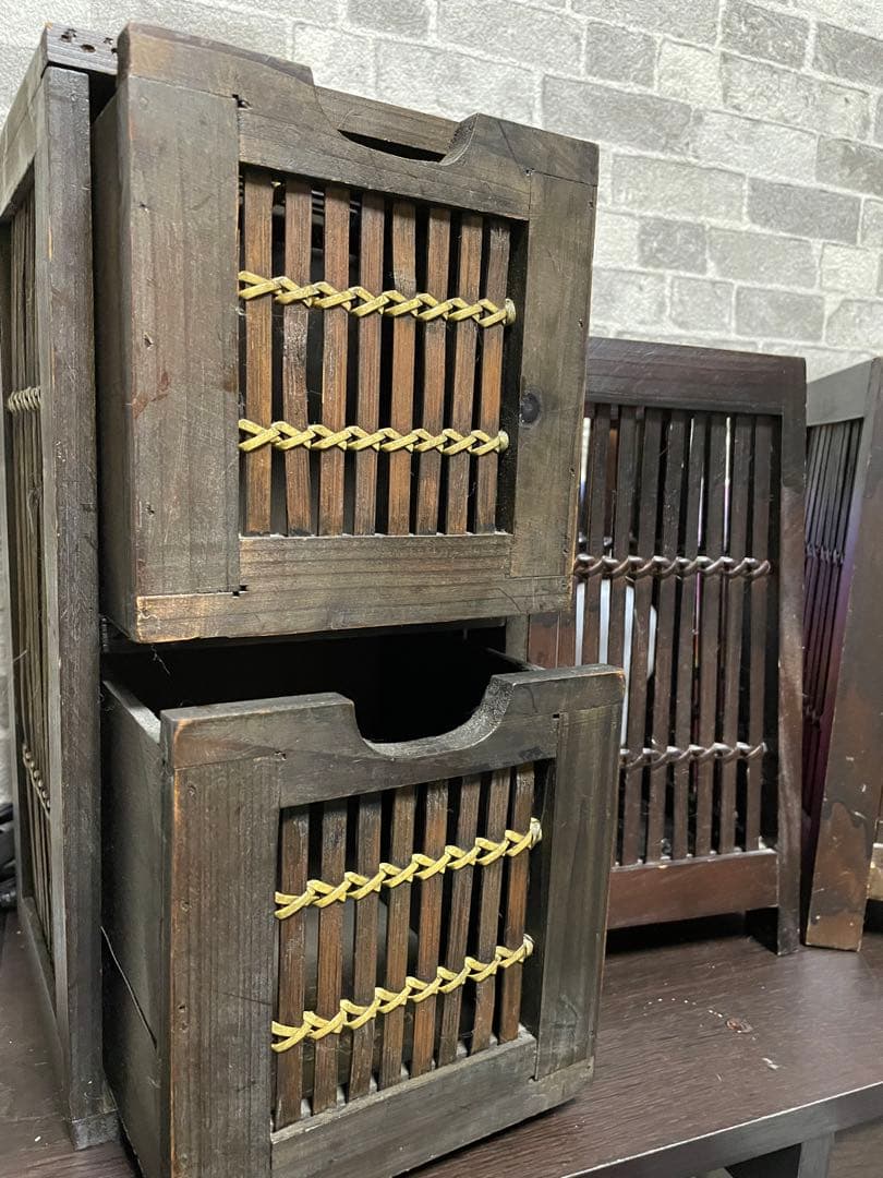 最終お値下げ　インテリアライト２個＆引き出し小物入れセット