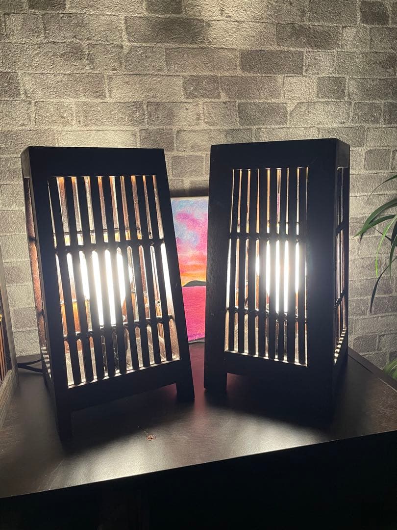 最終お値下げ　インテリアライト２個＆引き出し小物入れセット