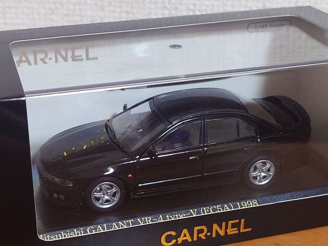 1/43 CAR-NEL 三菱 ギャラン VR-4 type-V EC5A 黒