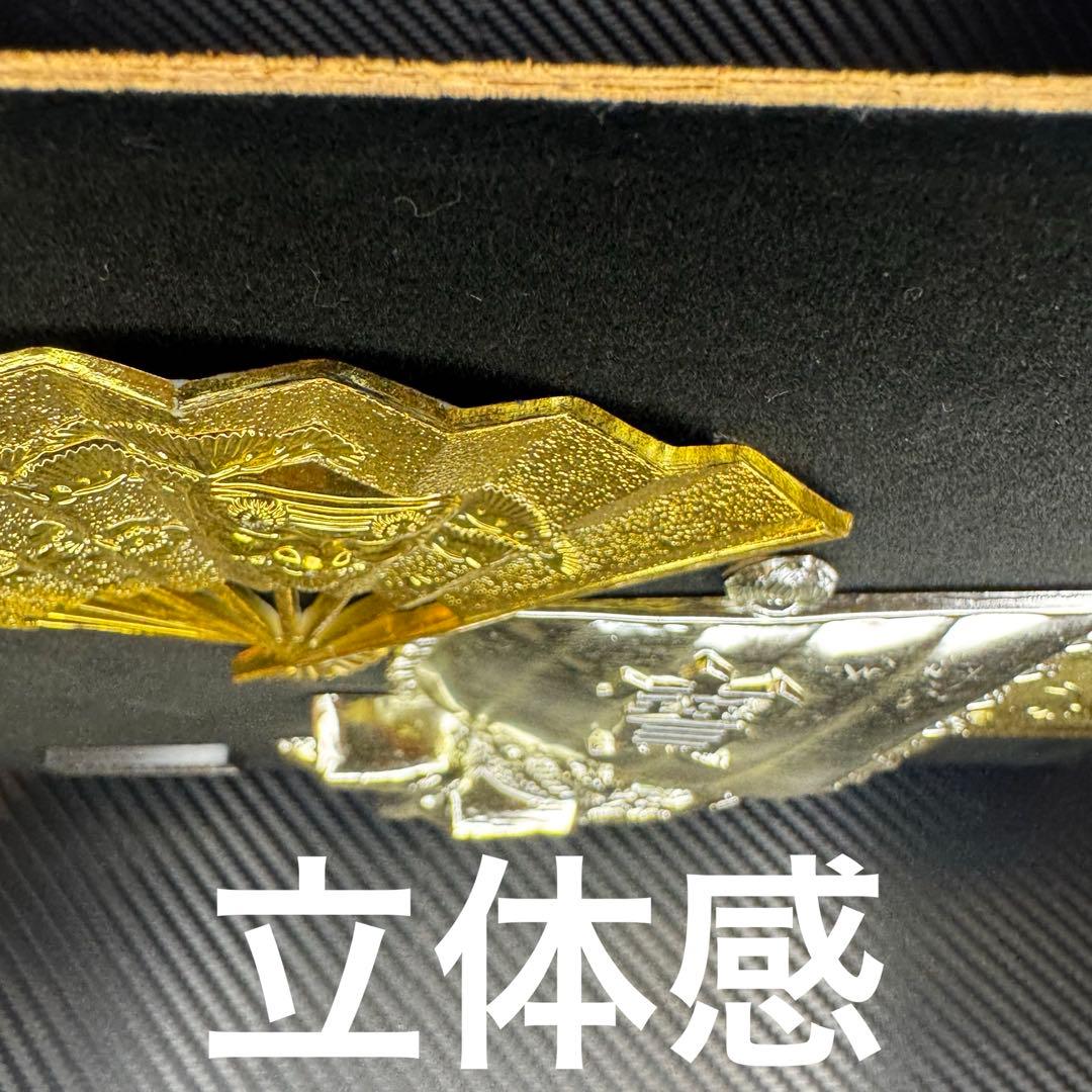 超希少 24K 24金 GP 船 扇 縁起物 当時物昭和43年 価値上がり中‼️