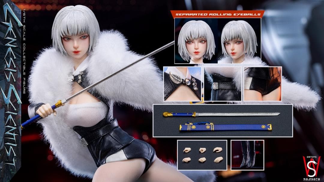 SWtoys 1/6 ジェネシス サイエンティスト 白月魁 FS070