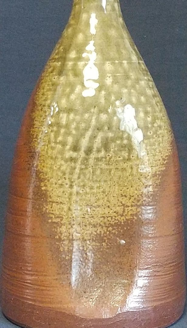 舟徳利花入 (備前)