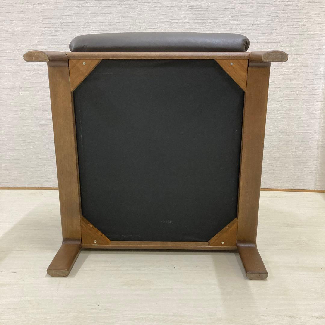 専用【カリモク】本革　一人掛けソファ　シングルソファ　2脚セット アームチェアA