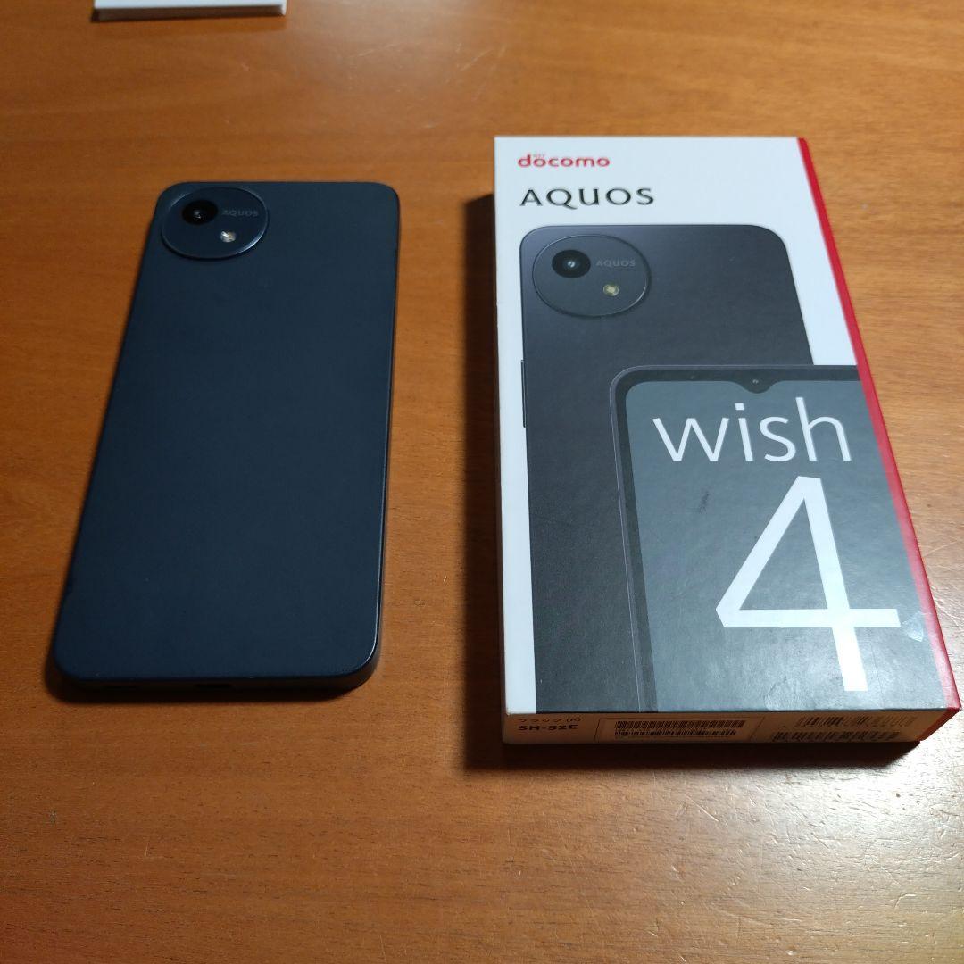 docomo AQUOS wish 4 SH-52E ブラック