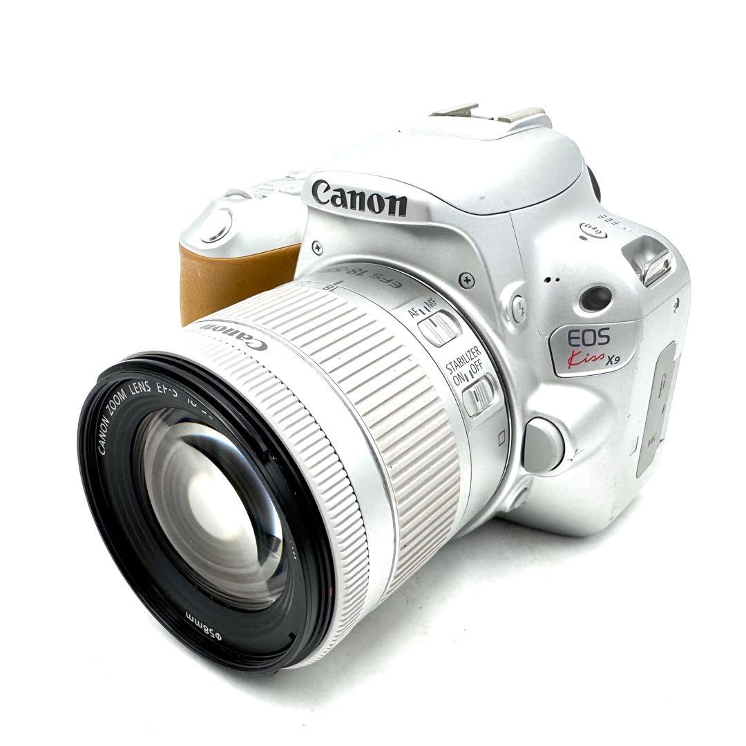 ❁Wi-Fi搭載！❁CANON EOS kiss x9 レンズキット シルバー