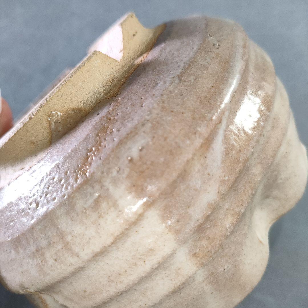 A1225-1/萩焼/厚東建信 作/萩割山椒向付5客/共箱//菓子鉢/懐石道具/