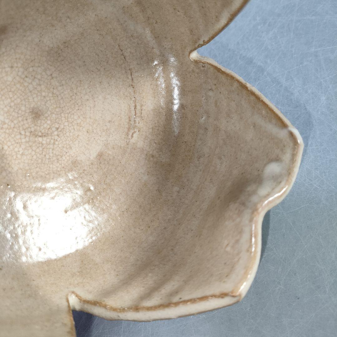 A1225-1/萩焼/厚東建信 作/萩割山椒向付5客/共箱//菓子鉢/懐石道具/