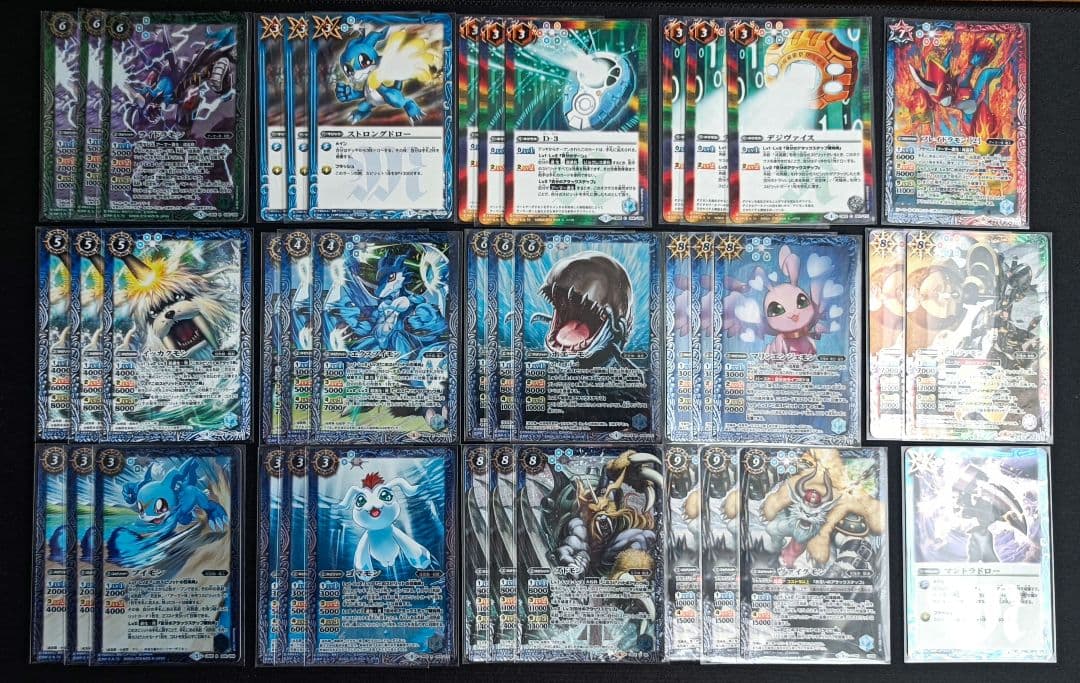 ウ*マ様 バトスピ　デジモンまとめ　デッキ3つ　　SECRET・パラレルあり