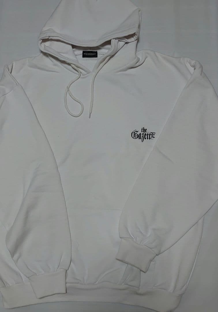 the GazettE NINTH BIG HOODIE 白 パーカー