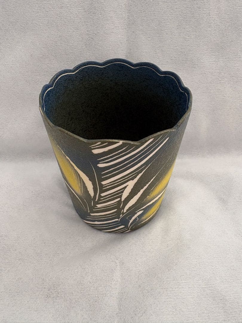 【新品未使用】有田焼 野中弦 焼酎グラス 作家物