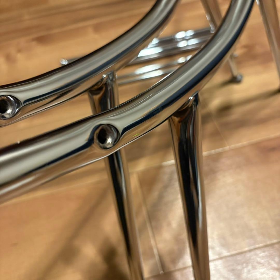 昭和レトロ ミッドセンチュリー　スペースエイジ　ローテーブル　ガラステーブル