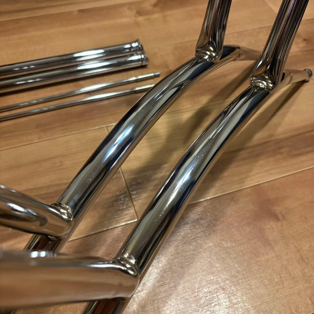 昭和レトロ ミッドセンチュリー　スペースエイジ　ローテーブル　ガラステーブル