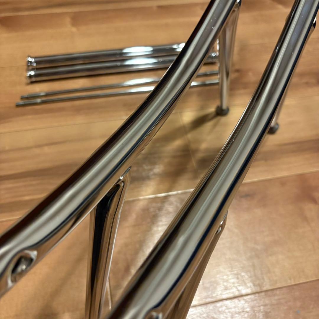 昭和レトロ ミッドセンチュリー　スペースエイジ　ローテーブル　ガラステーブル