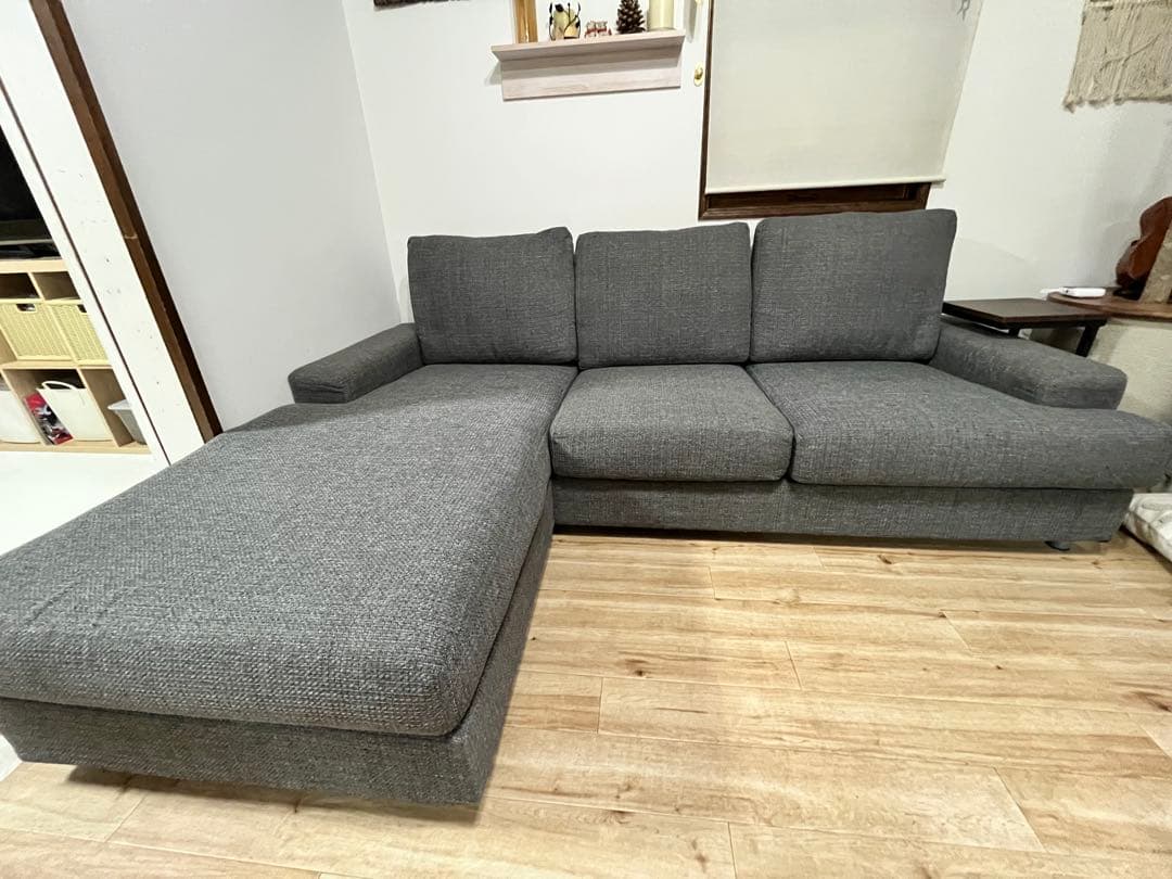 【引き取り限定】ニトリ　コーナーソファ