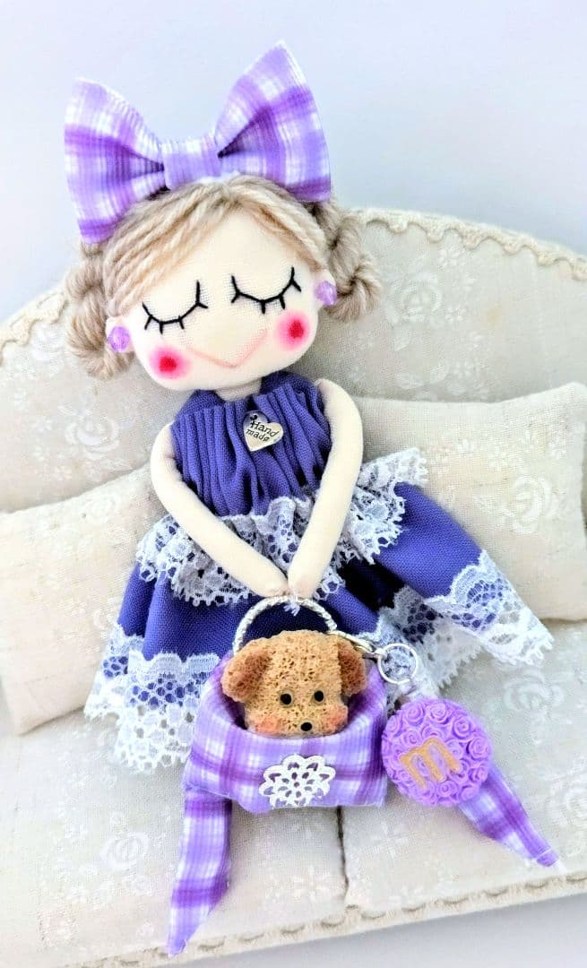 くみっきー様 ハンドメイド ドールチャーム バッグチャーム お人形