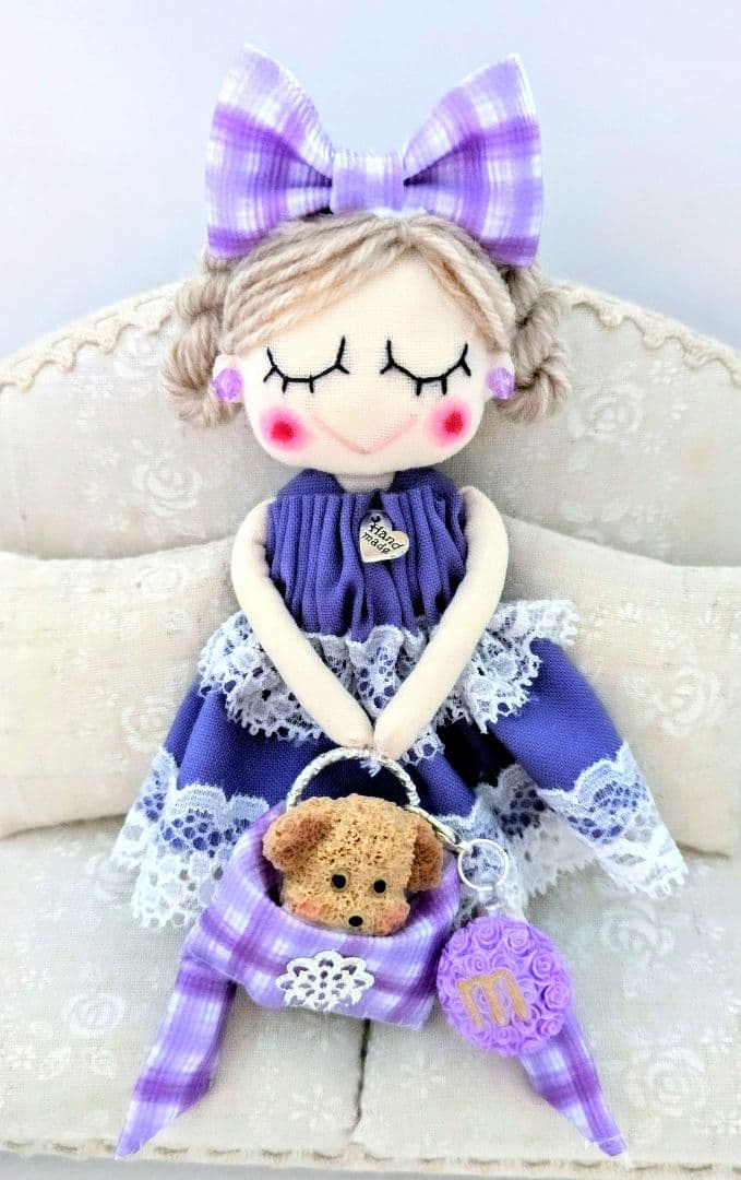 くみっきー様 ハンドメイド ドールチャーム バッグチャーム お人形