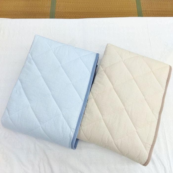 最終処分 ２枚組 西川 夏しじら織り 敷きパッドシーツ 表綿100％ シングル