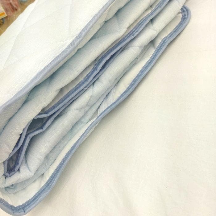 最終処分 ２枚組 西川 夏しじら織り 敷きパッドシーツ 表綿100％ シングル