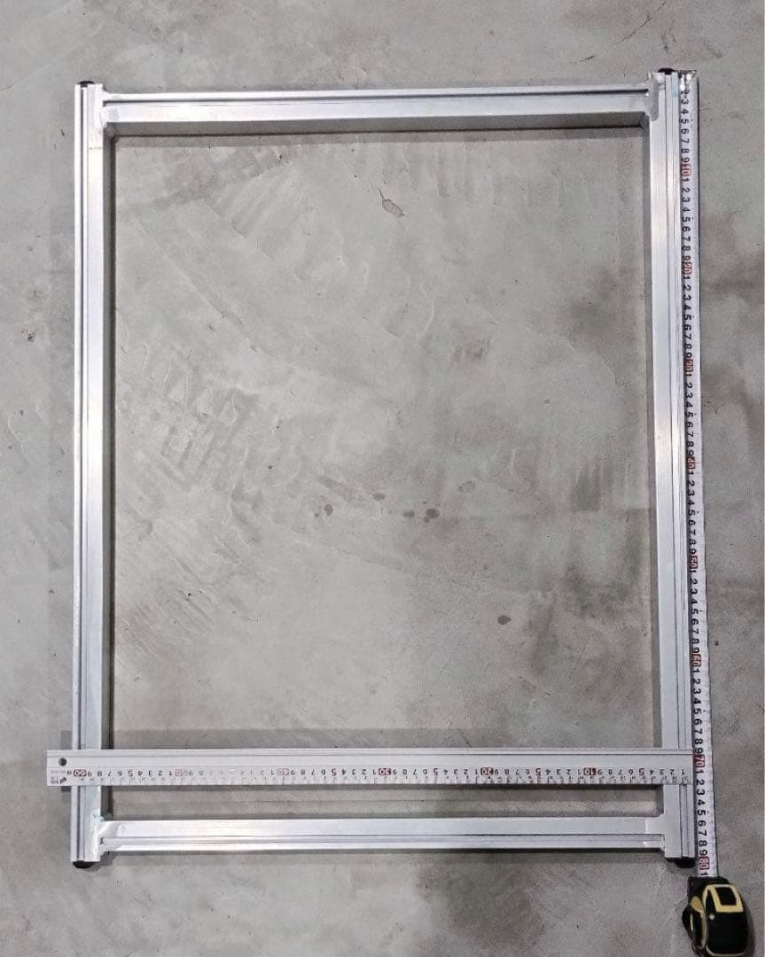 シルクスクリーン アルミ枠 特大 製版 フレーム 足付き 脚付 4点 セット