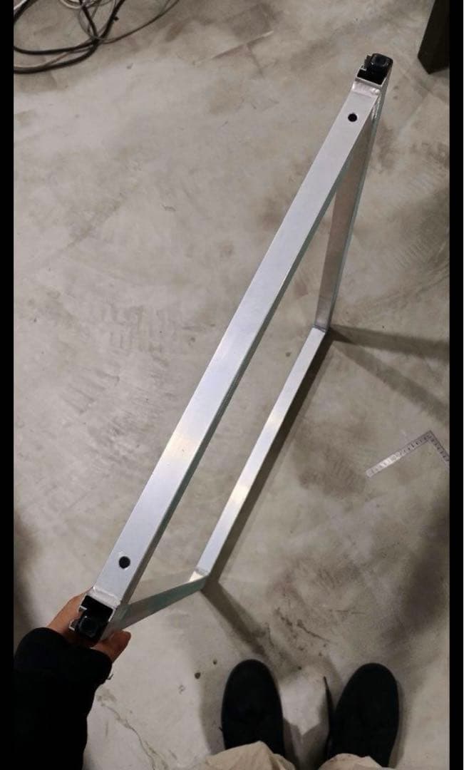 シルクスクリーン アルミ枠 特大 製版 フレーム 足付き 脚付 4点 セット