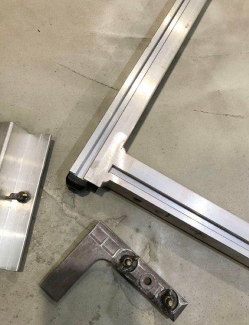 シルクスクリーン アルミ枠 特大 製版 フレーム 足付き 脚付 4点 セット