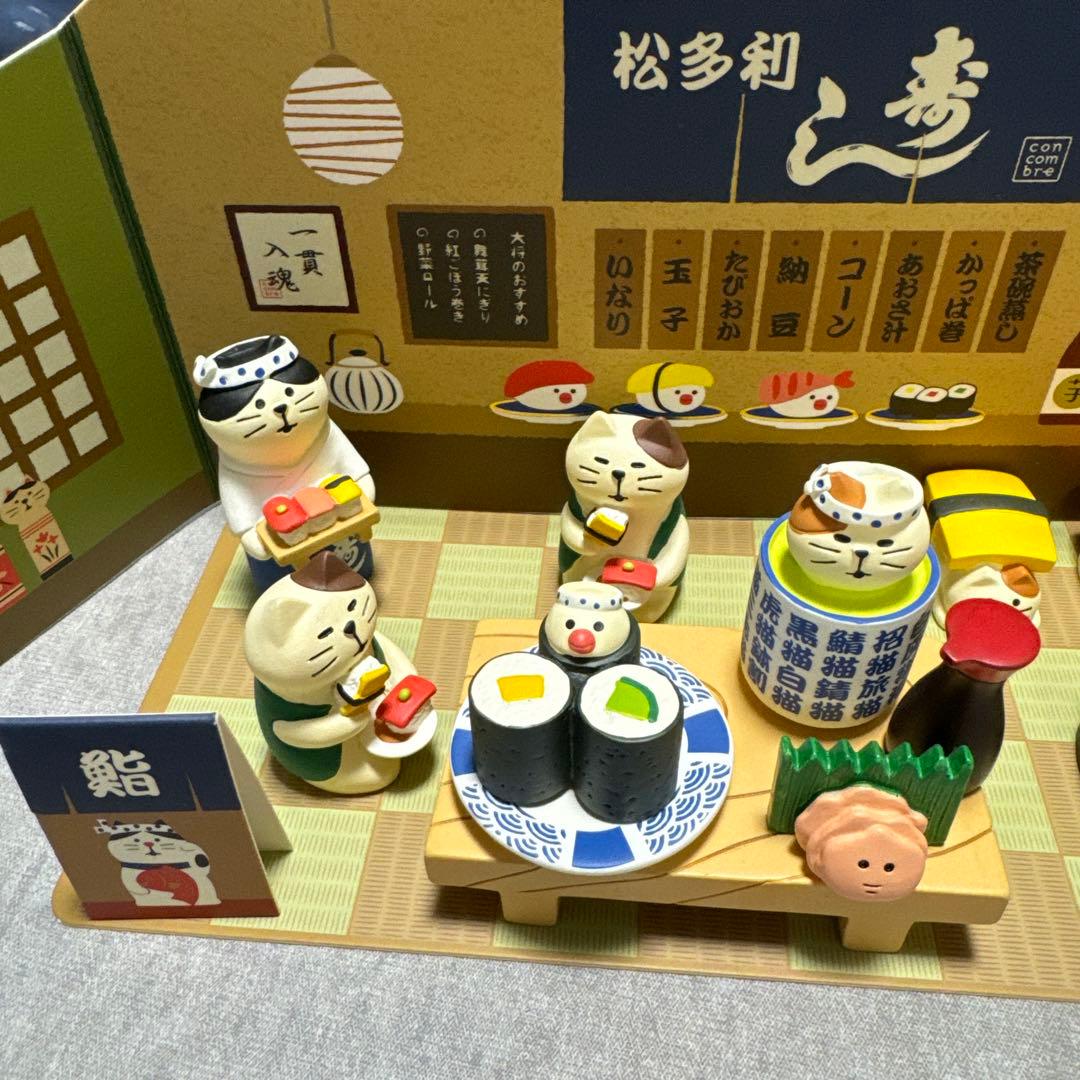 デコレ　コンコンブル まったり寿司　お寿司　松多利寿司　背景シート