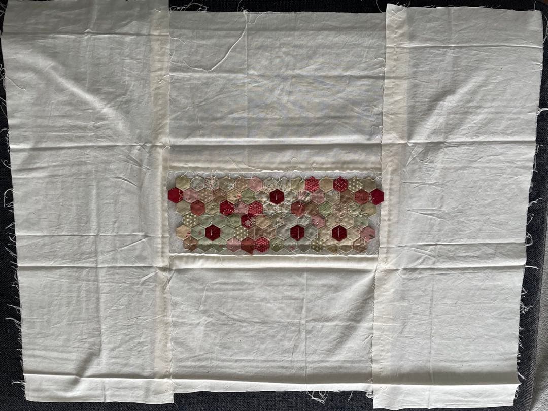 6321-11 ヘキサゴンのバックインバッグ こうの早苗 制作途中