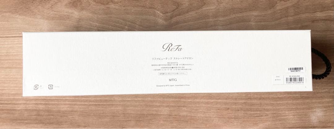 【ジャンク品】ReFa リファ ストレートアイロン REAC02A ヘアアイロン