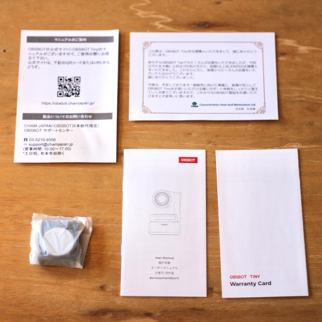 OBSBOT Tiny 第1世代 1080P版 AI追跡4K高画質WEBカメラ