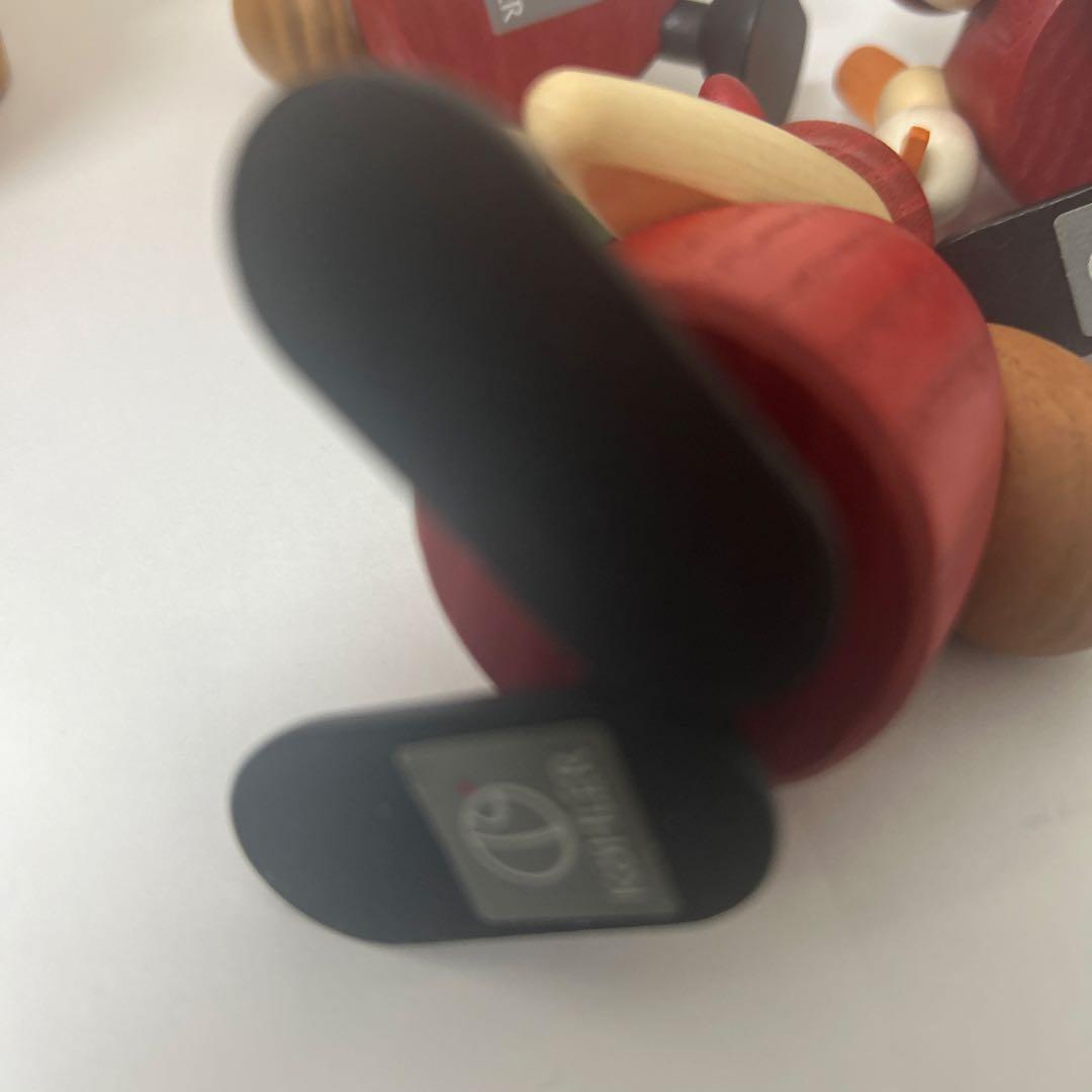 ドイツ民芸品　木製サンタクロース　 ３体