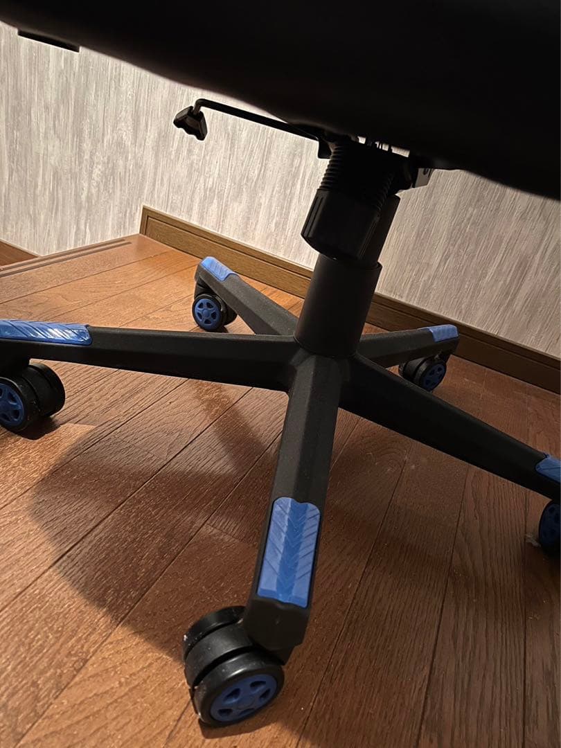 GTR RACING ゲーミングチェア　青&黒