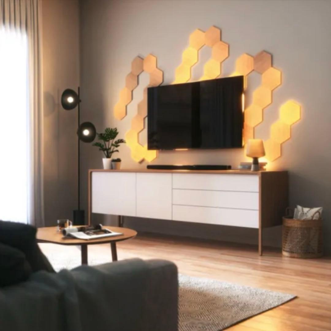 Nanoleaf Elements 木目調 ヘキサゴン 拡張パック 9枚セット