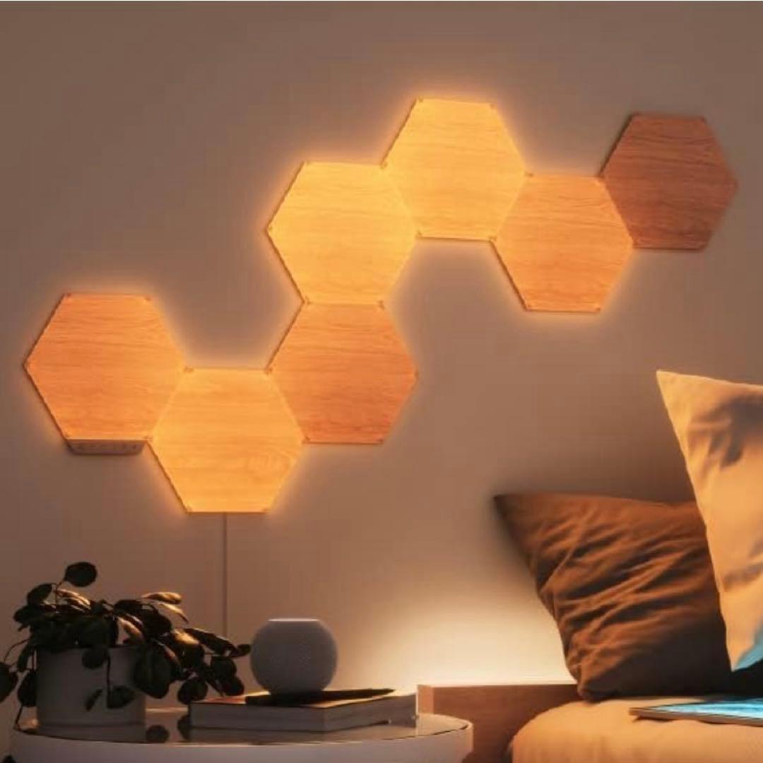 Nanoleaf Elements 木目調 ヘキサゴン 拡張パック 9枚セット