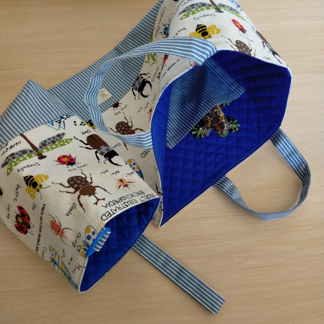 ★NOA NOA★ ★レッスンバッグ5点セット★昆虫柄★男の子