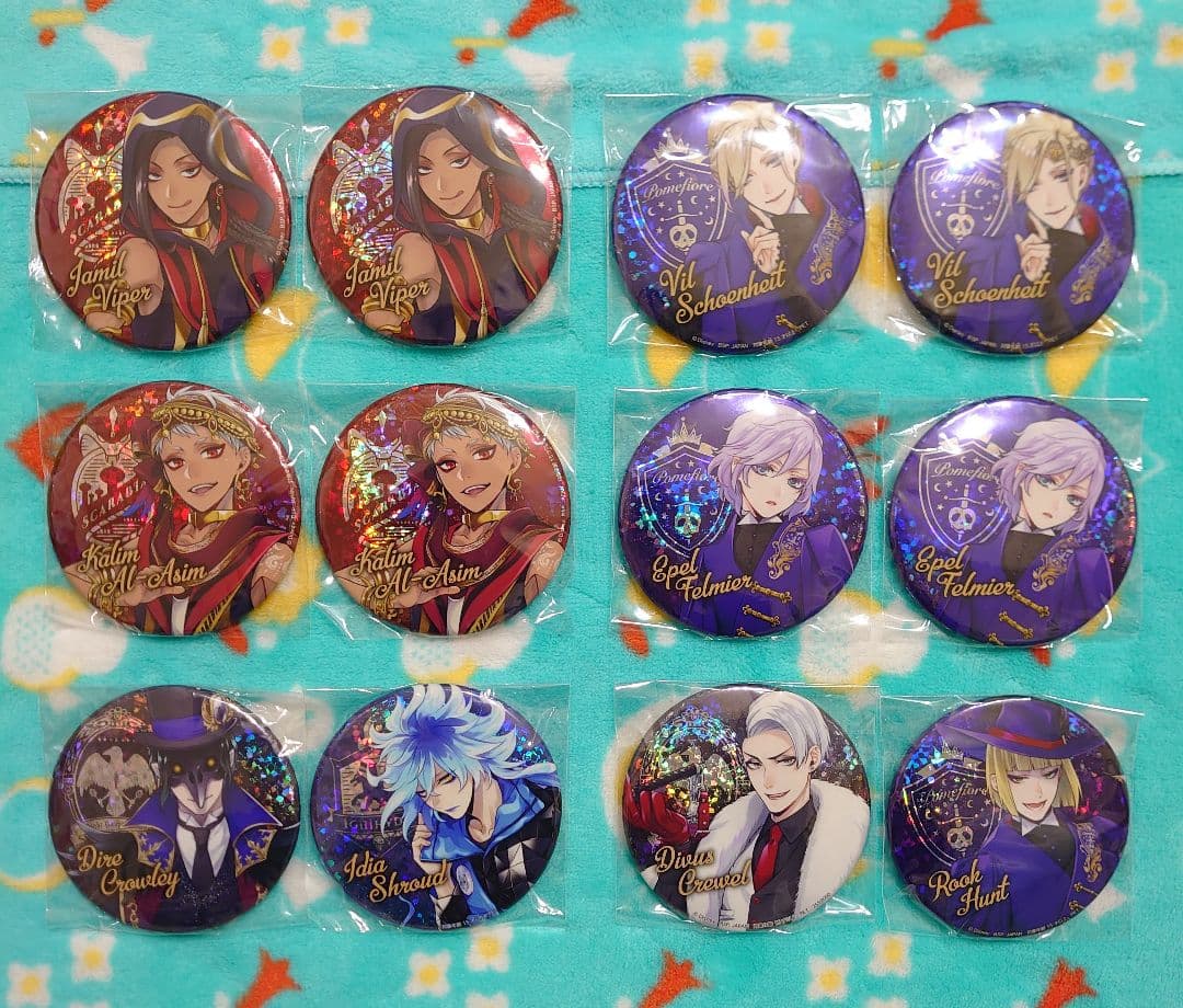 【送料無料】ナムコ限定☆ツイステ 缶バッジ 学園生活 物語のはじまり