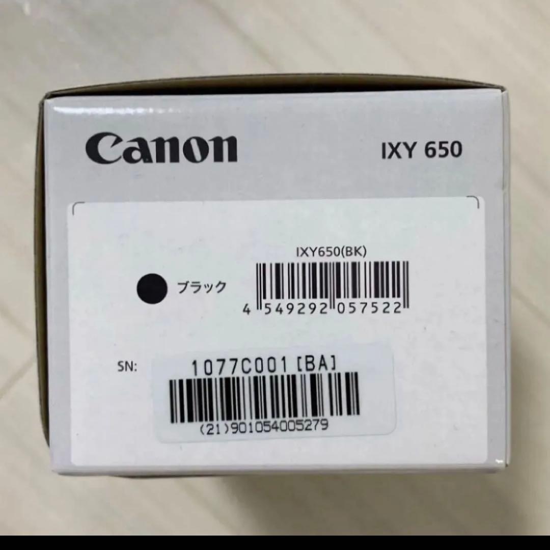 【新品未開封】Canon キャノン IXY650 ブラック　1台