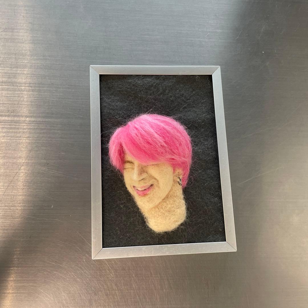 羊毛フェルト　オリジナル　人物　ハンドメイド　キモカワシリーズ