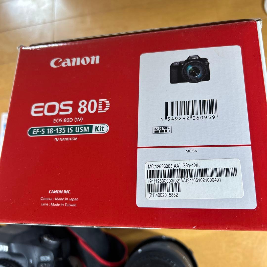 【ジャンク】Canon キヤノンEOS 80D EF-S デジタル一眼レフカメラ