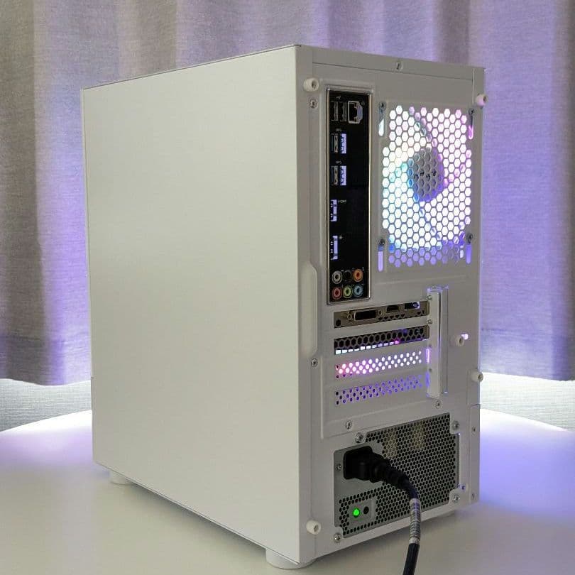新品白ケース GTX1660SUPER RGBファン搭載 自作ゲーミングPC