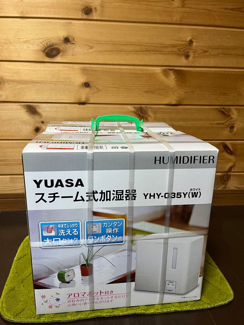 ユアサ スチーム式加湿器「YHY-035Y(W)」